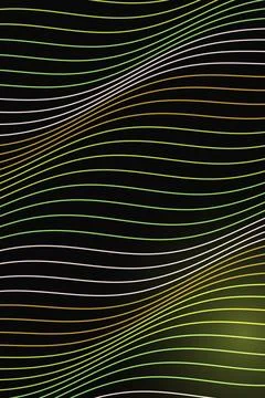 Abstract Wave Pattern Dark Background Stock Illustration