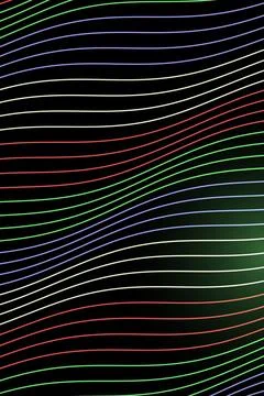 Abstract Wave Pattern Dark Background Stock Illustration