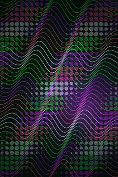 Abstract Wave Pattern Dark Background Stockillustratie