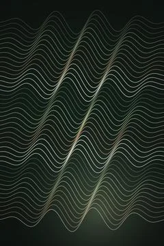 Abstract Wave Pattern Dark Background Stock Illustration