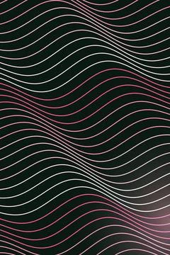 Abstract Wave Pattern Dark Background Stockillustratie