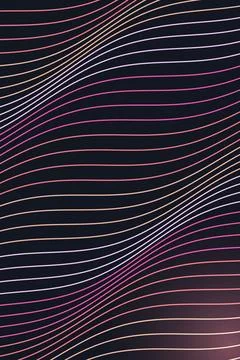 Abstract Wave Pattern Dark Background Иллюстрация