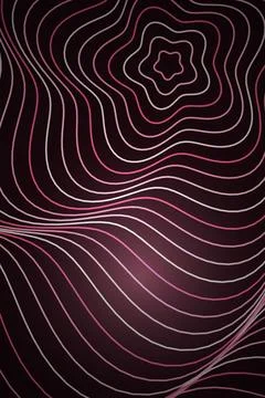 Abstract Wave Pattern Dark Background Stock Illustration