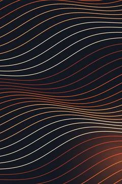 Abstract Wave Pattern Dark Background Stock Illustration
