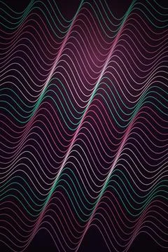 Abstract Wave Pattern Dark Background イラスト素材