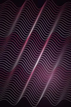 Abstract Wave Pattern Dark Background Stock Illustration