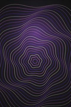 Abstract Wave Pattern Dark Background Фото