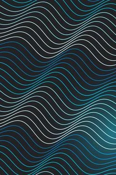 Abstract Wave Pattern Dark Background Stockfoto's