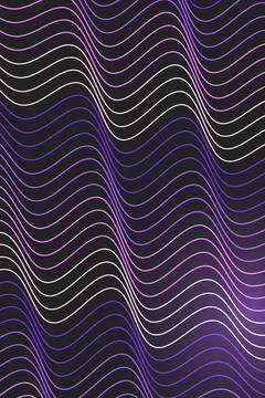 Abstract Wave Pattern Dark Background Фото