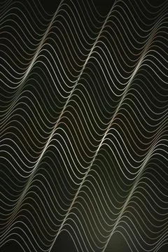 Abstract Wave Pattern Dark Background Stock Photos