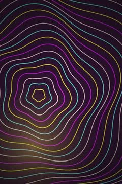 Abstract Wave Pattern Dark Background Stock Photos