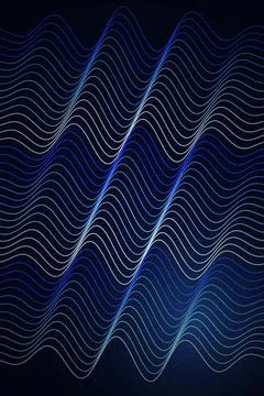 Abstract Wave Pattern Dark Background Stockfoto's