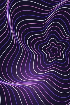 Abstract Wave Pattern Dark Background Stock Photos