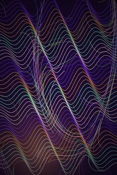 Abstract Wave Pattern Dark Background Stock Photos