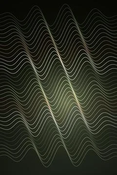 Abstract Wave Pattern Dark Background Stockfoto's