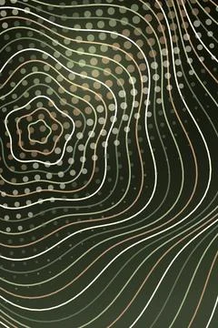 Abstract Wave Pattern Dark Background Stock Photos