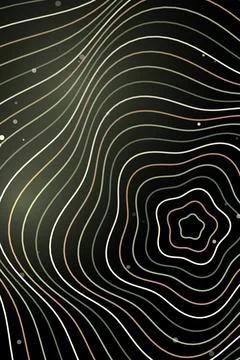 Abstract Wave Pattern Dark Background Stock Photos