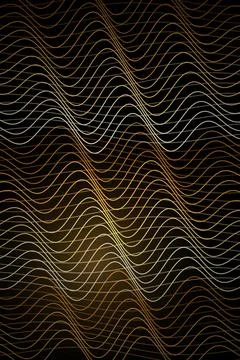 Abstract Wave Pattern Dark Background Stock Photos