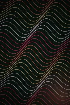 Abstract Wave Pattern Dark Background Stock Photos