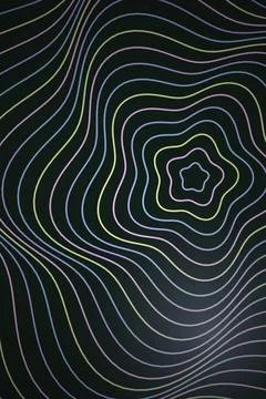 Abstract Wave Pattern Dark Background Stock Photos