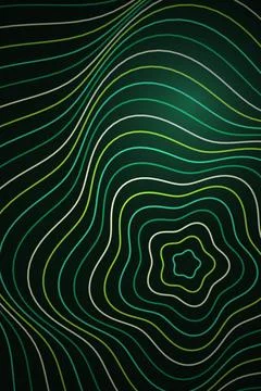 Abstract Wave Pattern Dark Background Stock Photos