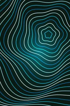 Abstract Wave Pattern Dark Background Stock Photos