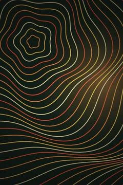 Abstract Wave Pattern Dark Background Stock Photos