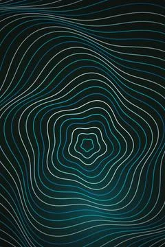 Abstract Wave Pattern Dark Background Stock Photos