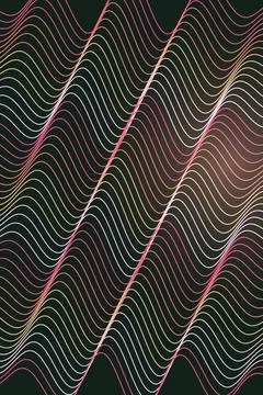 Abstract Wave Pattern Dark Background Stock Photos