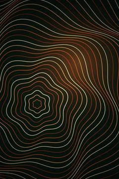 Abstract Wave Pattern Dark Background Stock Photos