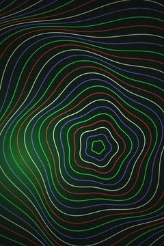 Abstract Wave Pattern Dark Background Stock Photos