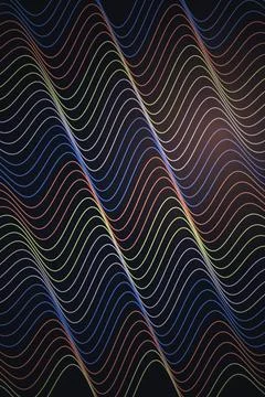 Abstract Wave Pattern Dark Background Stock Photos
