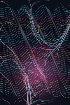 Abstract Wave Pattern Dark Background Stock Photos