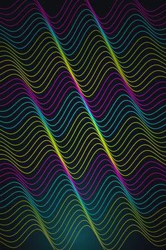 Abstract Wave Pattern Dark Background Stock Photos