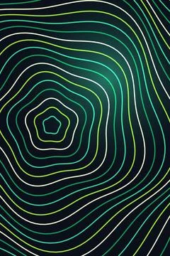Abstract Wave Pattern Dark Background Stock Photos