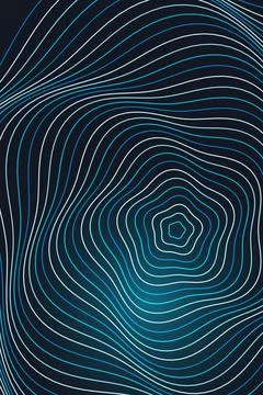 Abstract Wave Pattern Dark Background Stock Photos