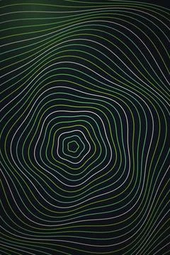 Abstract Wave Pattern Dark Background Stock Photos