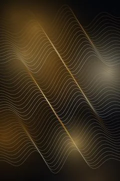 Abstract Wave Pattern Dark Background Stock Photos