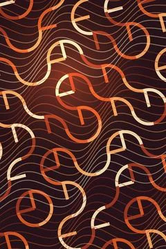 Abstract Wave Pattern Dark Background Stock Photos