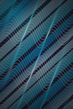 Abstract Wave Pattern Dark Background Stock Photos