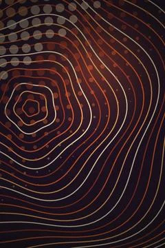 Abstract Wave Pattern Dark Background Stock Photos