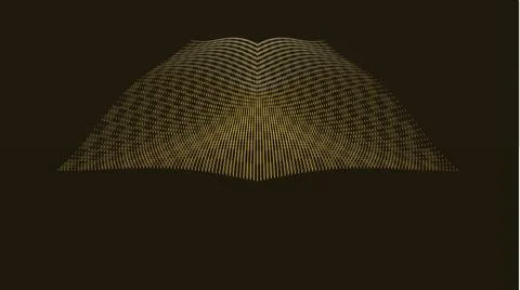 Abstract wave pattern design showcasing a flowing and dynamic shape formed .. Ilustración de archivo