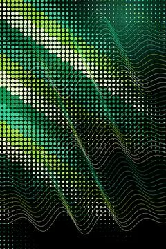 Abstract Wave Pattern Digital Background Stock Photos