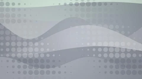 Abstract wave pattern with dots in gray and white tones Stock Illustration