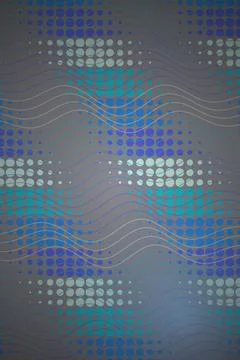 Abstract Wave Pattern with Dots Stock Photos