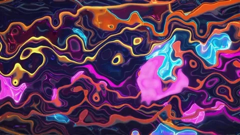 Abstract wave pattern Stock Footage 273536612