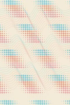 Abstract Wave Pattern Geometric Design Stock Photos