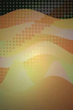 Abstract Wave Pattern with Geometric Overlay Stock Photos