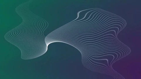 Abstract Wave Pattern on Gradient Background Stock Footage 289120480