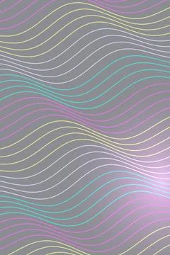 Abstract Wave Pattern Gradient Stock Illustration